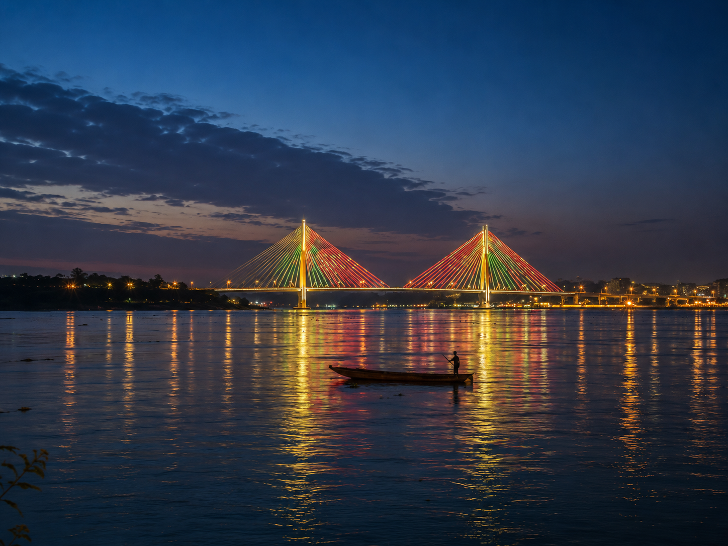 Fleuve Congo nuit — Majestic River Kinshasa